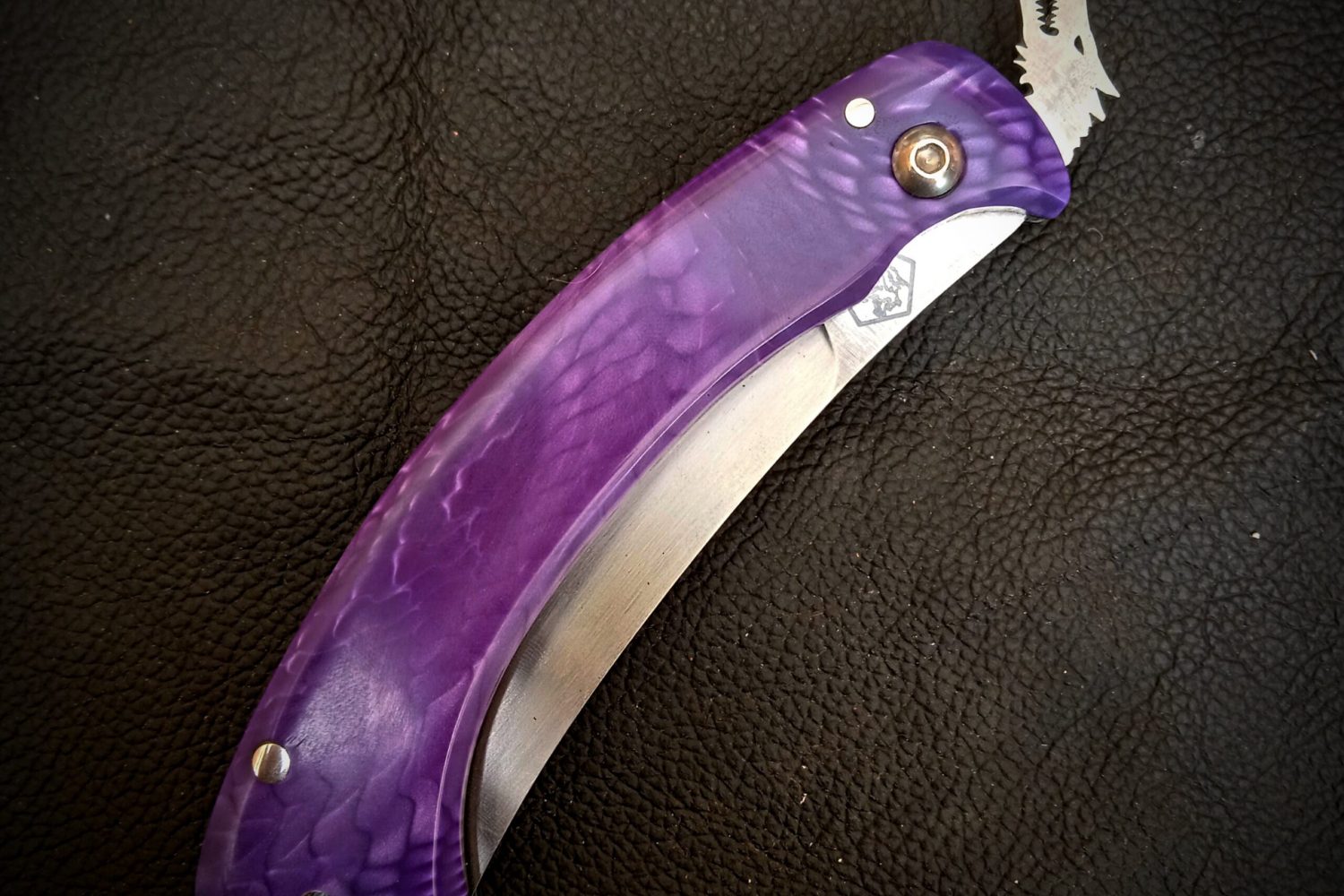 ÉTHER Juma violet (piece unique)